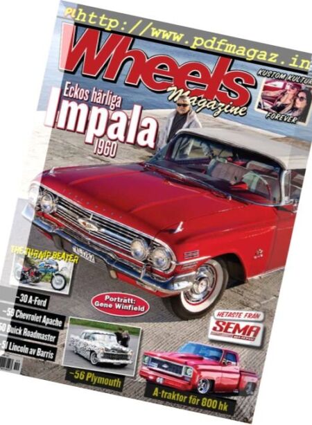Wheels Sverige – 21 november 2017 Cover