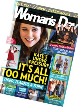 Woman’s Day New Zealand – 22 January 2018