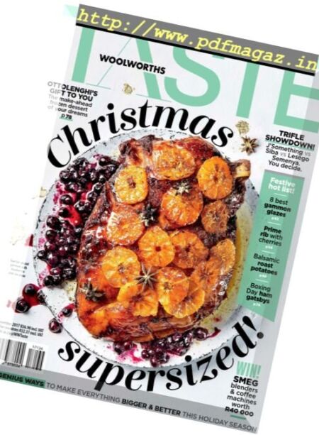 Woolworths Taste – January 2018 Cover