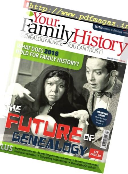 Your Family History – January 2018 Cover