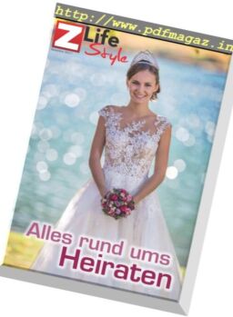 Zett Life Style – Alles rund ums Heiraten – November 2017