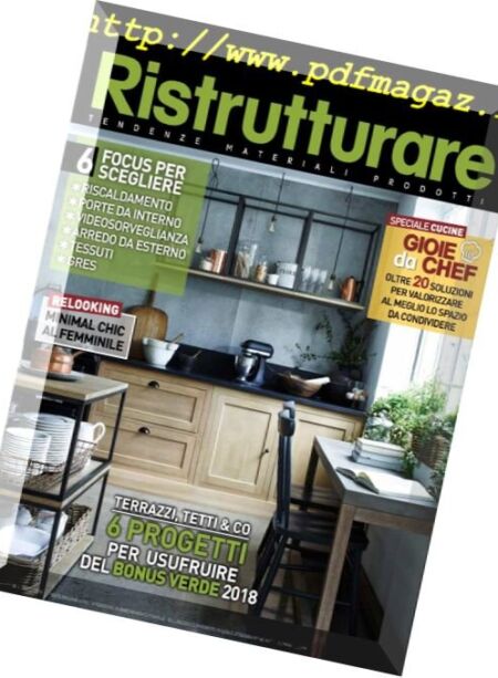 100 Idee per Ristrutturare – febbraio 2018 Cover
