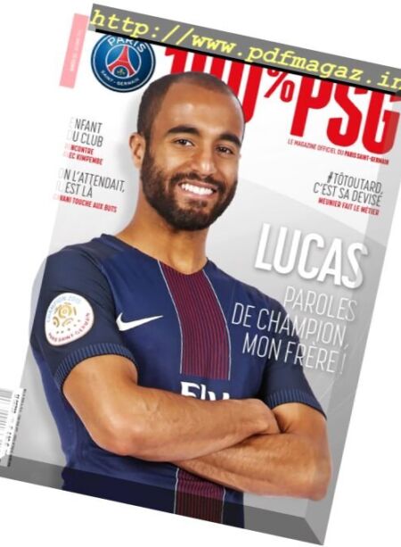 100% PSG – Automne 2016 Cover