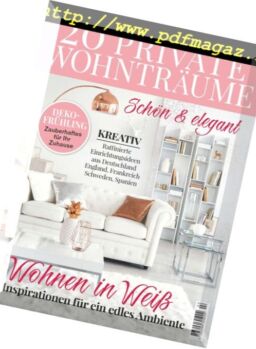 20 Private Wohntraume – Marz-April 2018