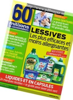 60 Millions de Consommateurs – fevrier 2018