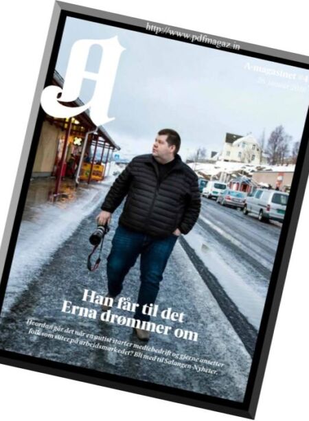 A-Magasinet – 26 januar 2018 Cover