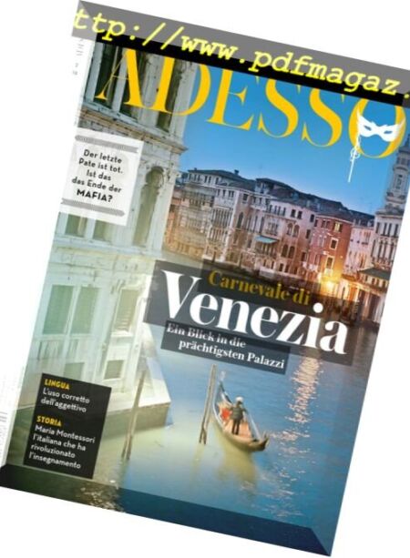 Adesso – Februar 2018 Cover