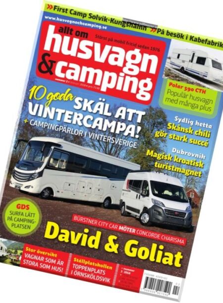 Allt om Husvagn & Camping – Februari 2018 Cover