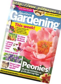 Amateur Gardening – 13 January 2018