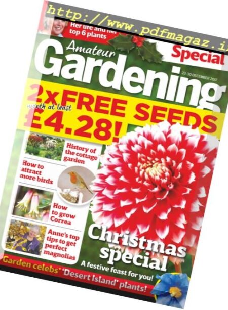 Amateur Gardening – 23 December 2017 Cover