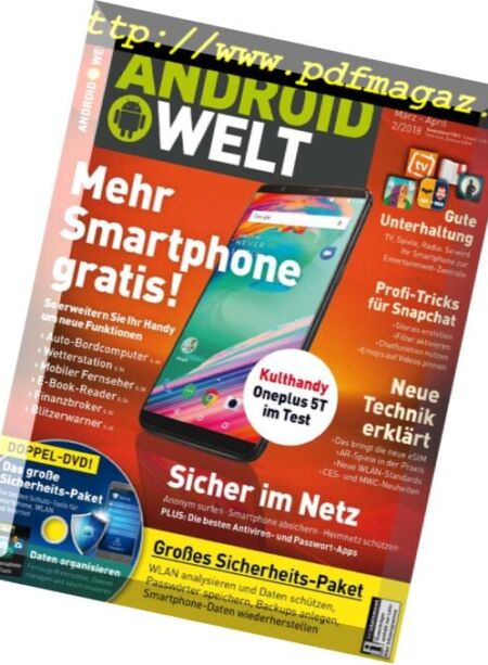 Androidwelt – Marz-April 2018 Cover