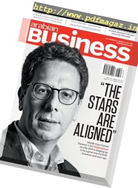 Arabian Business – 14 January 2018 Cover