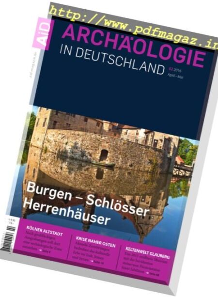 Archaologie in Deutschland – April-Mai 2016 Cover