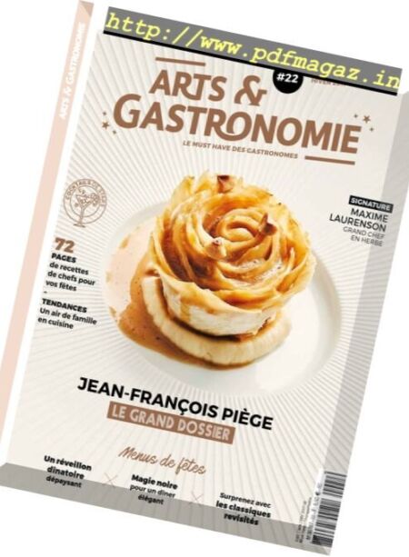 Arts & Gastronomie – Hiver 2017 Cover