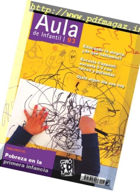 Aula de Infantil – enero-febrero 2018 Cover