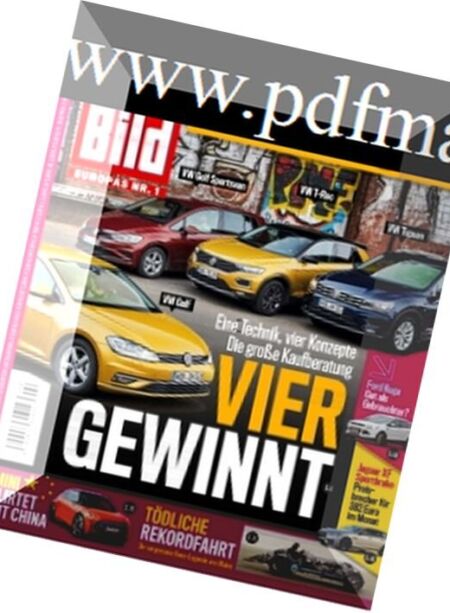 Auto Bild Germany – 27 Januar 2018 Cover