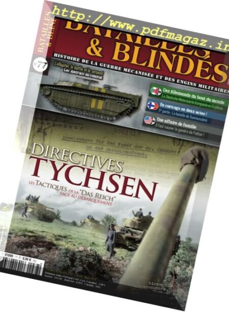 Batailles & Blindes – Fevrier-Mars 2017 Cover