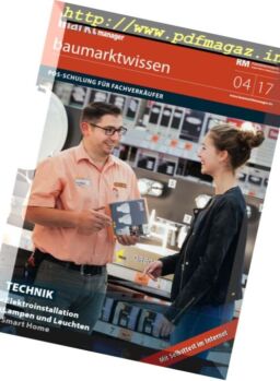 Baumarktmanager – Baumarktwissen – Nr.4 2017