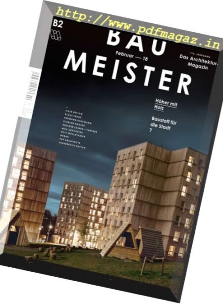 Baumeister – Februar 2018 Cover
