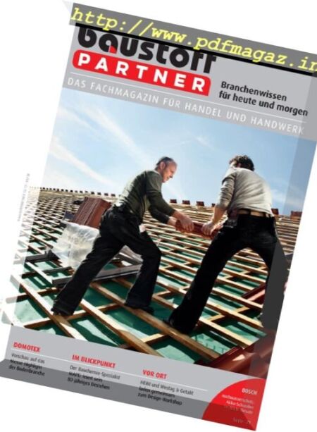 Baustoff Partner – Dezember 2017-Januar 2018 Cover