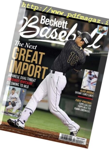 Beckett Baseball – February 2018 Cover