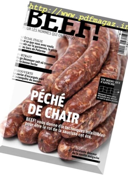 Beef! France – Juillet-Aout-Septembre 2015 Cover