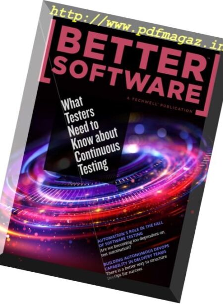 Better Software – Winter 2018 Cover