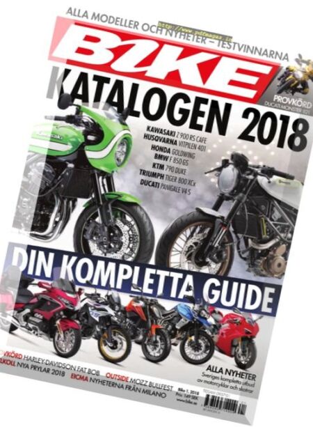 Bike Sweden – Nr.1, 2018 Cover