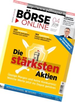 Borse Online – 25 Januar 2018
