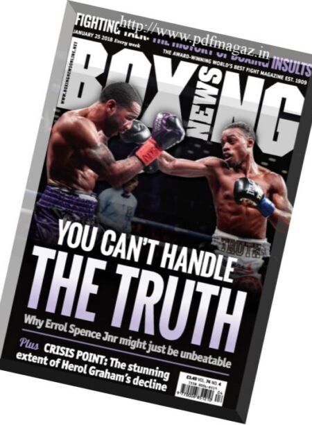 Boxing News – 25 January 2018 Cover