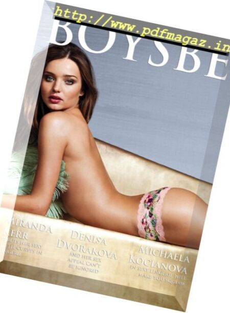 Boysbe Magazine – November 2017 Cover