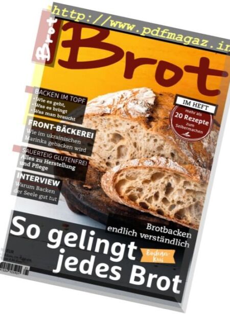 Brot – Nr.1 2018 Cover