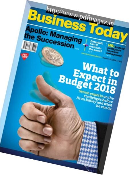 Business Today – 11 February 2018 Cover
