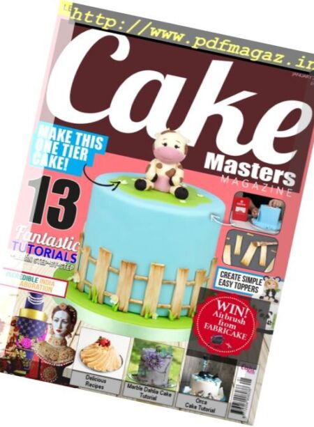 Cake Masters – January 2018 Cover