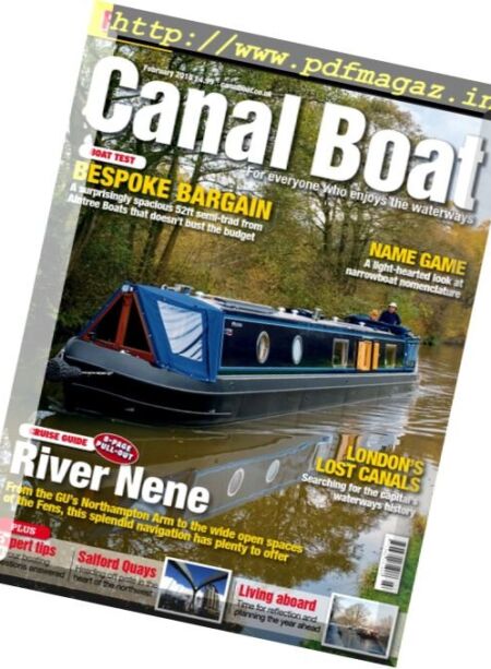 Canal Boat – February 2018 Cover