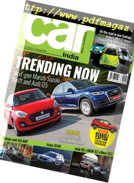 Car India – February 2018 Cover