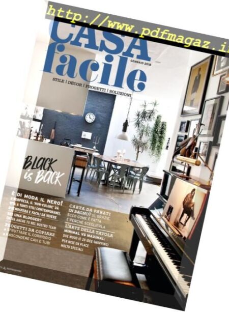 CasaFacile – Gennaio 2018 Cover