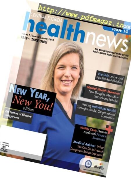 Central Florida Health News – January 2018 Cover