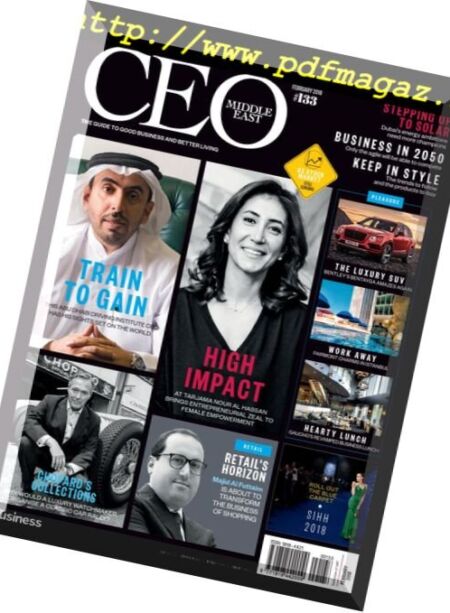 CEO Middle East – February 2018 Cover