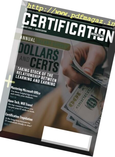 Certification – January 2018 Cover