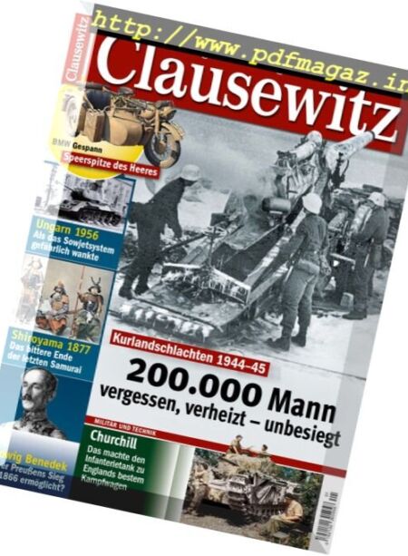 Clausewitz – Januar-Februar 2018 Cover