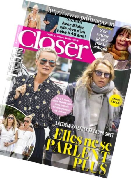 Closer France – 26 janvier 2018 Cover