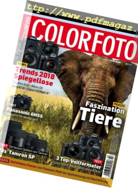 ColorFoto – Marz 2018 Cover