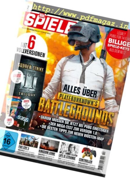 Computer Bild Spiele – Februar 2018 Cover