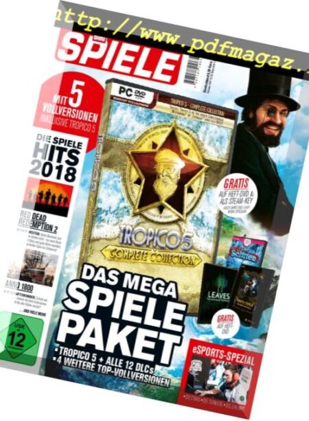 Computer Bild Spiele – Marz 2018 Cover