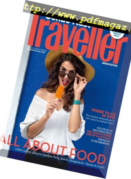 Conde Nast Traveller India – February-March 2018 Cover
