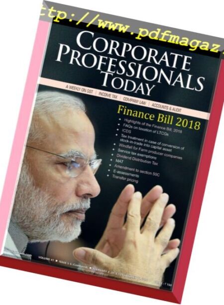 Corporate Professional Today – 12 February 2018 Cover