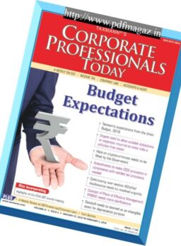 Corporate Professional Today – 27 January 2018