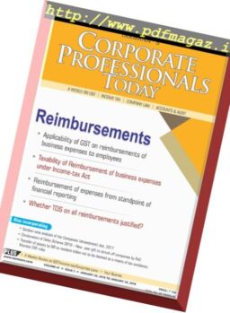 Corporate Professional Today – January 20, 2018
