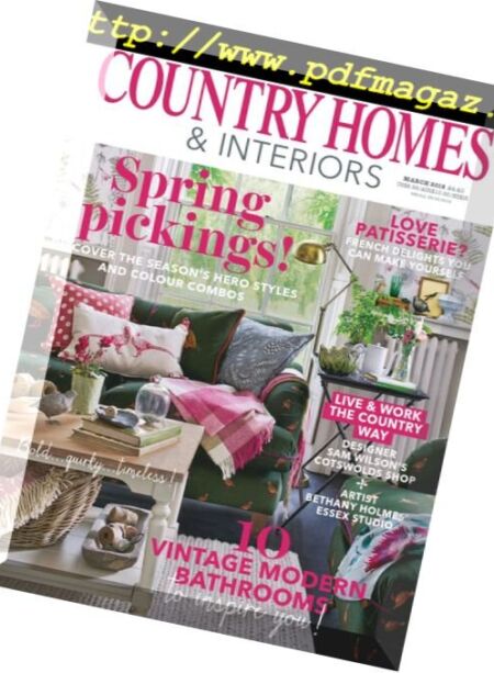 Country Homes & Interiors – March 2018 Cover